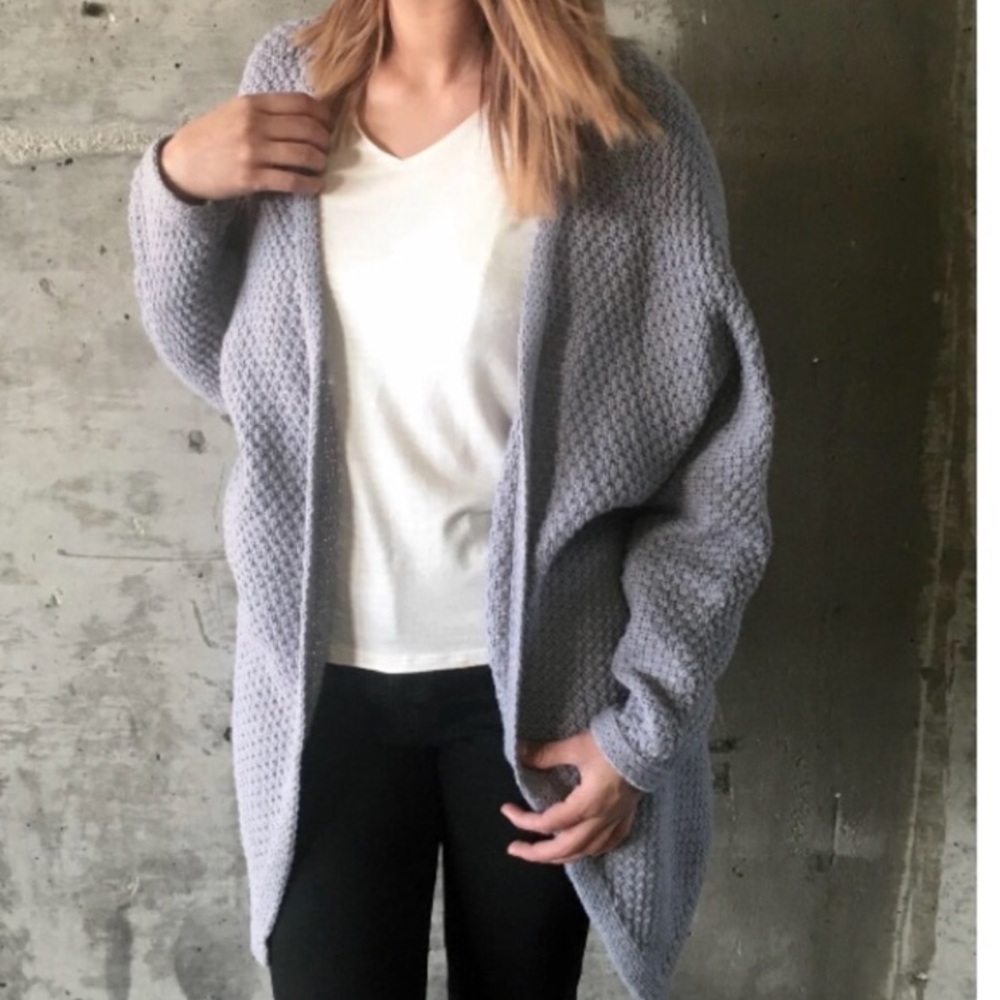 ☼ ☾♡ INDIE KNIT CARDIGAN - sky blue - Picture 6 of 6